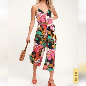 Billabong Floral Jumpsuit Shake It Again
